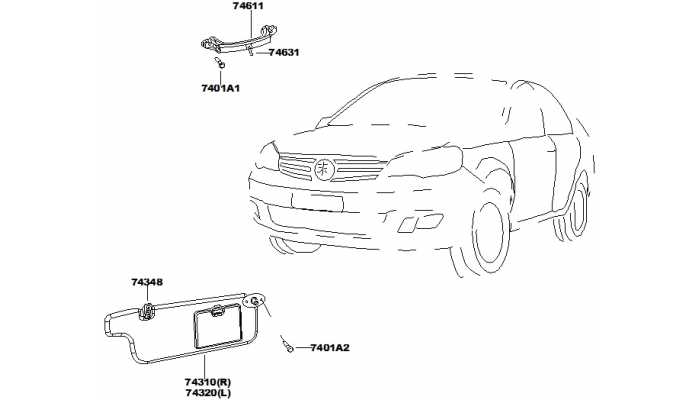 Солнцезащитные козырьки и потолочные ручки FAW V5