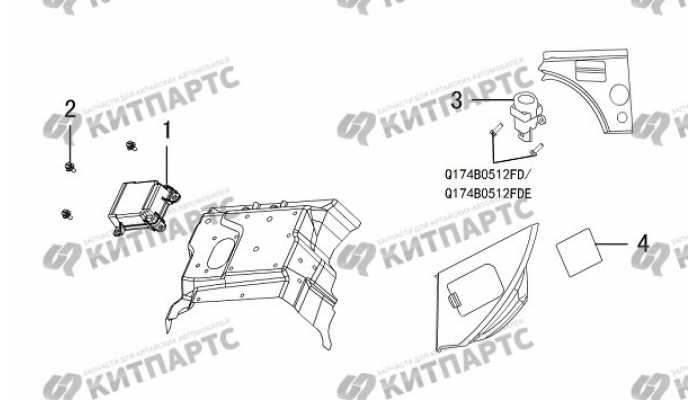 Блок управления подушками безопасности Great Wall DW Hower H3